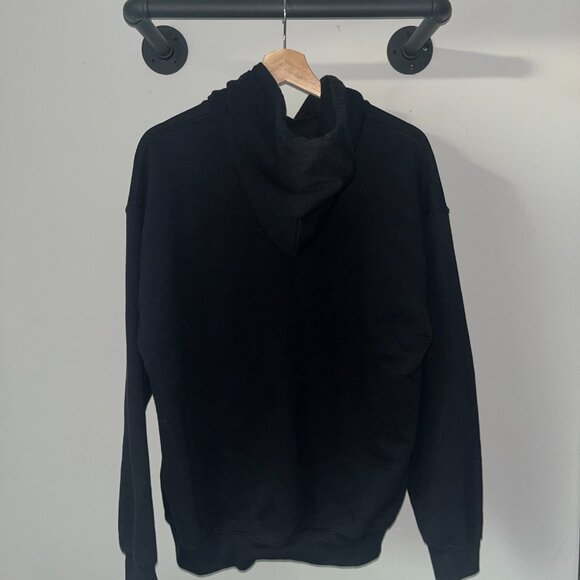 Black Apple Think Different Promo Tech Steve Jobs Drawstring Hoodie - Picture 2 of 2